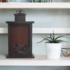 Decorative Fireplace Lantern Tabletop Flameless LED Lantern Hanging Lantern For Indoor Outdoor
