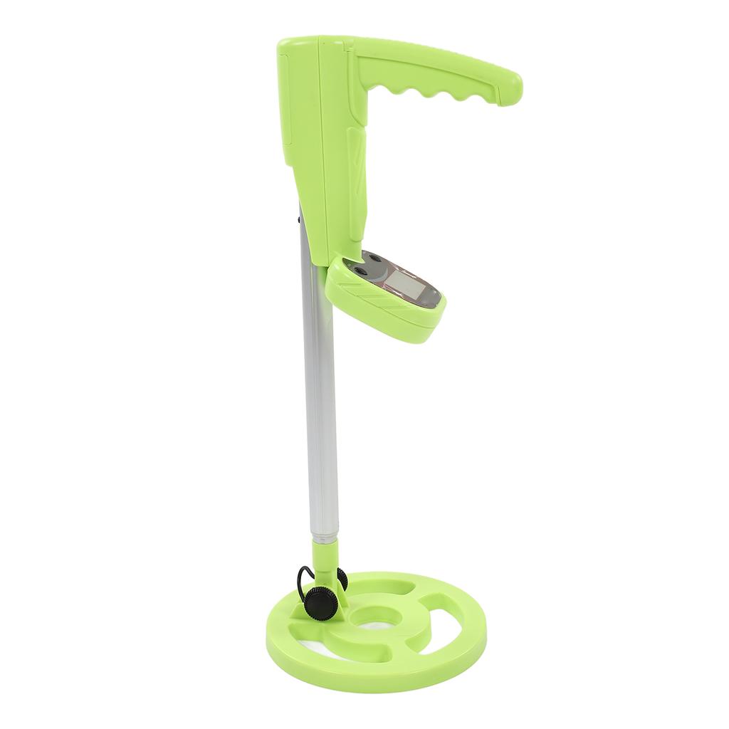 Handheld Metal Detector Waterproof Lightweight Length Adjustable Folding Kids Metal Detector Green