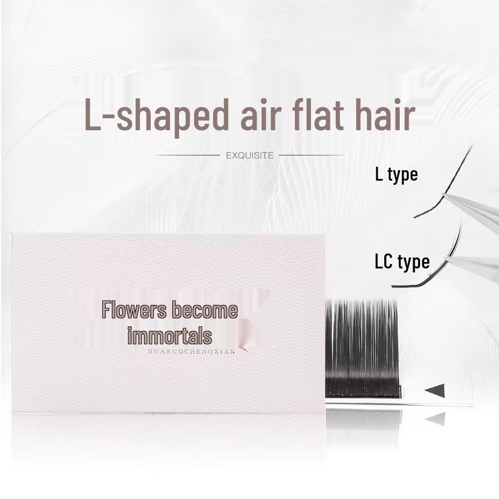 

Immortal L-shaped Wide Angle Natural False Fox and Cat Eyelash Extensions Wide Angle L Curl (12 Rows)