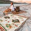 Picnic Mat Moisture-proof Mat Thickened Ins Wind Outdoor Floor Mat Camping Picnic Cloth Bohemian Carpet