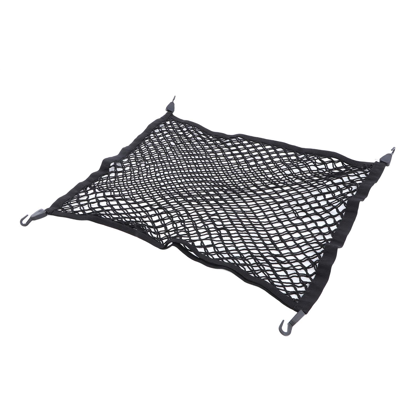 

Car Nylon Elastic Mesh 4 Hook Rear Trunk Cargo Storage Net Holder Replacement for Tesla Model X 2015 to 2023
