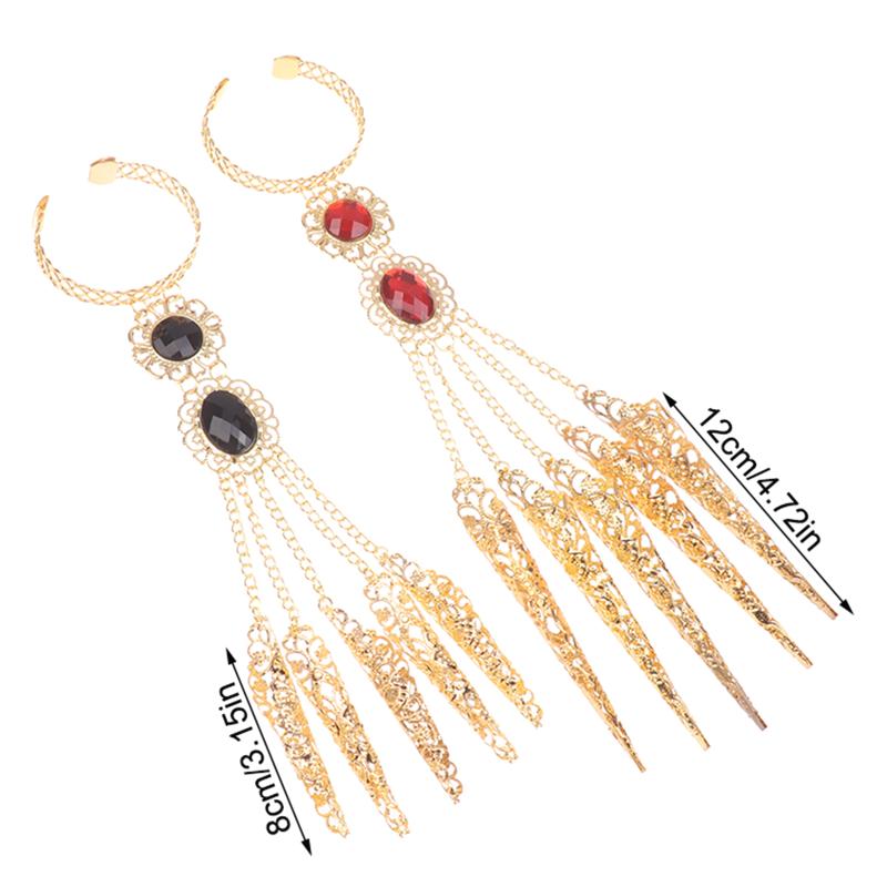 Jewelry Accessories Finger Bracelet Crystal Girl'S Belly Dance Bracelet Jewelry Indian Dance Accessories