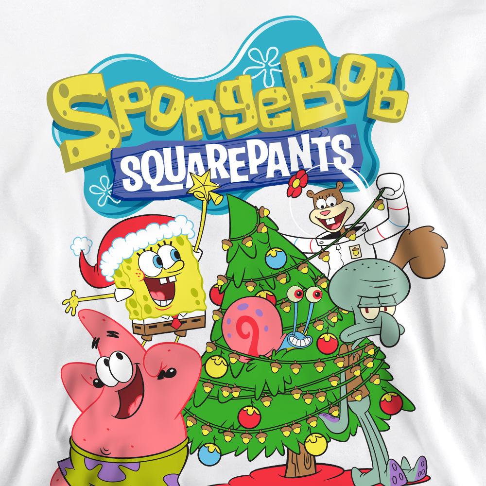 SpongeBob SquarePants Unisex Adult Christmas Tree Sweatshirt