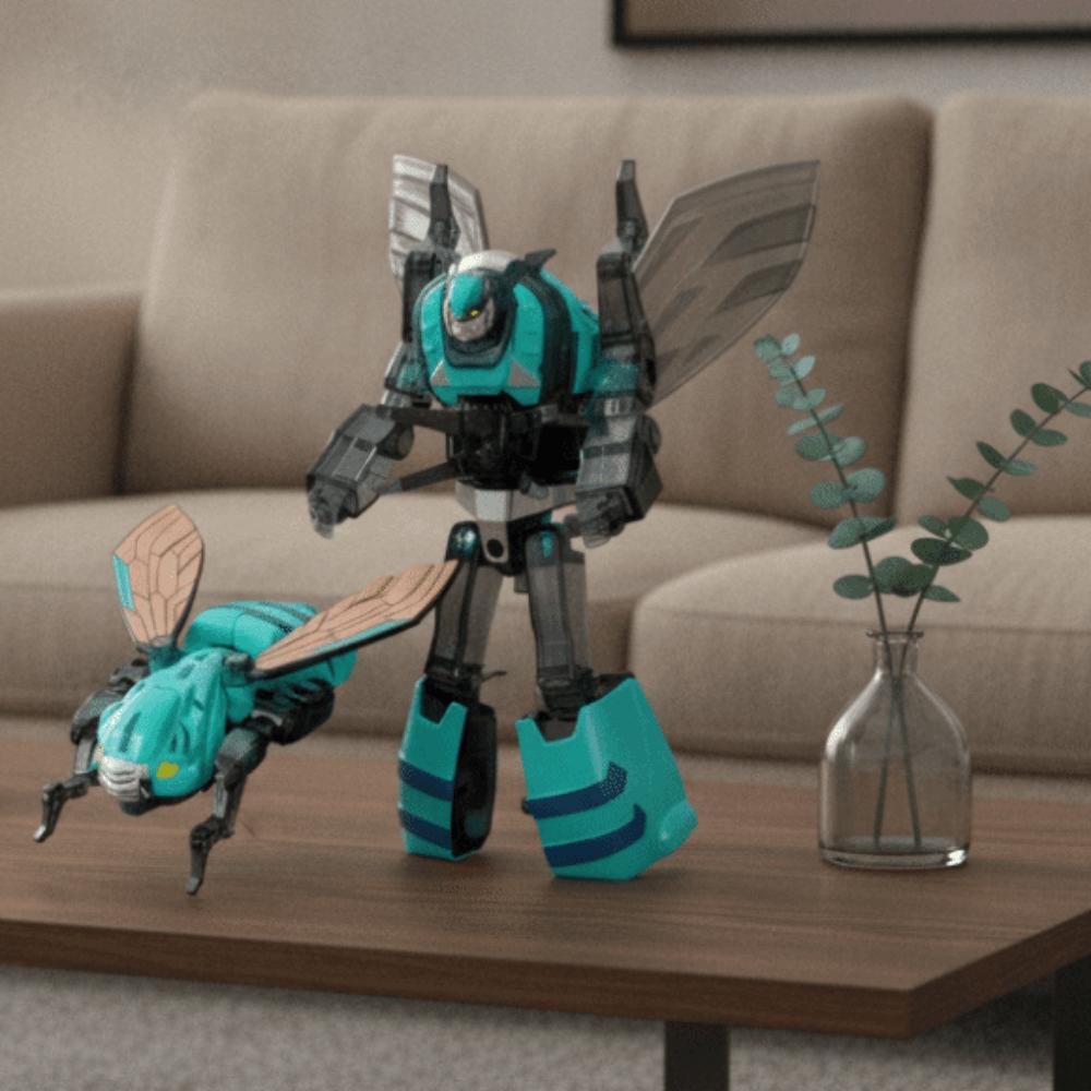 Simulation Style Insect Transformer Mecha Toy Double Combination Action Figure Children's Gift