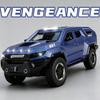 1:24 Rezvani Vengeance Toy Model Off-road Cars Alloy Diecast Shock Absorption Doors Opened Sound Light for Boys Educational Toys