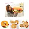Creative Plush Toy Hamburger Cushion With Pp Cotton Filling For Kids Comfort And Gift