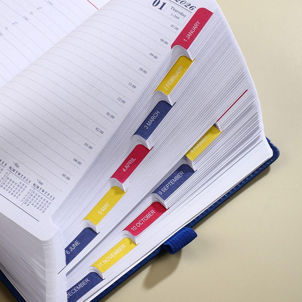 12 Months A5 Agenda Planning Notebook English To-do List Notebook  School