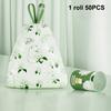 10/50/100Pcs Printed Thickened Portable Garbage Bag Cartoon Home Kitchen Bathroom Disposable Drawstring Garbage Bag