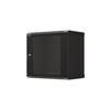 Bastidor De Pared Lanberg WF03-5309-10B 9U 60kg Con Bloqueo Y Rieles De Rack Negro