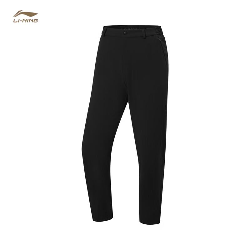 

Li-Ning Women s Glory Gold Label Fleece Straight-Leg Sports Pants S
