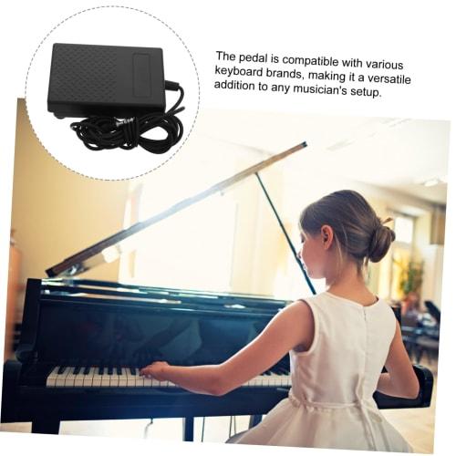 SEWACC Electronic Keyboard Pedal with MIDI Cable, Compatible with Multiple Digital Pianos and MIDI Keyboards, Durable Construction, Improved Sound Qua