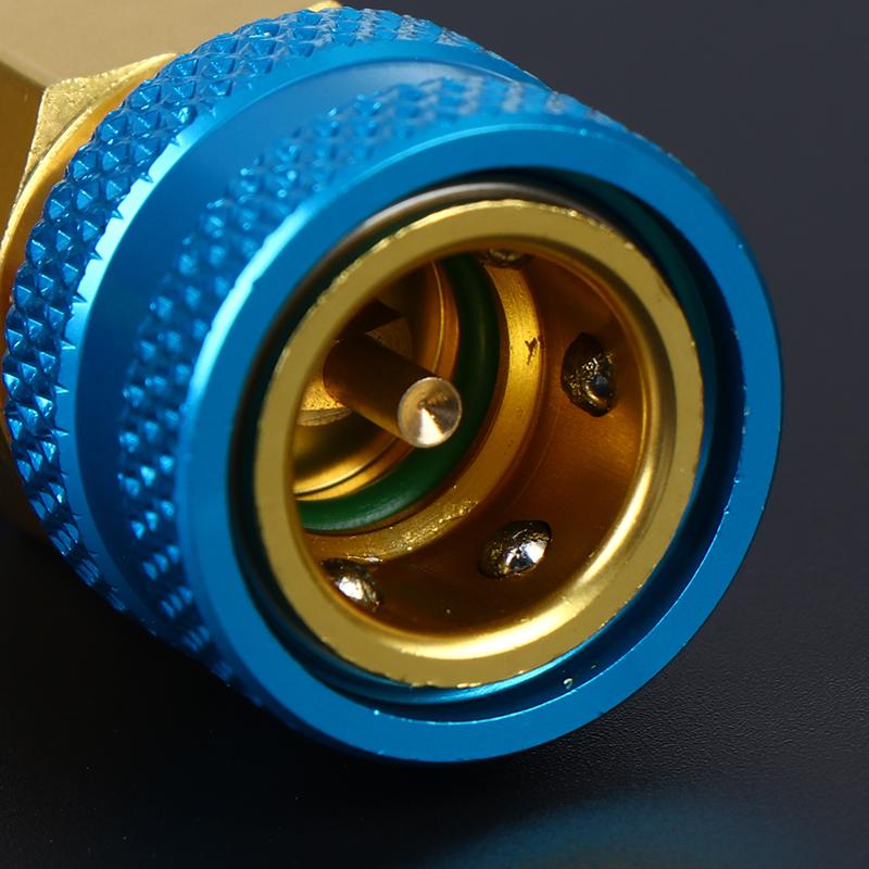 R1234Yf To R134A Quick Connectors Adapter For Car Ac Car Accessories Tools A/C Refrigerant Fluorinated Liquid Connector
