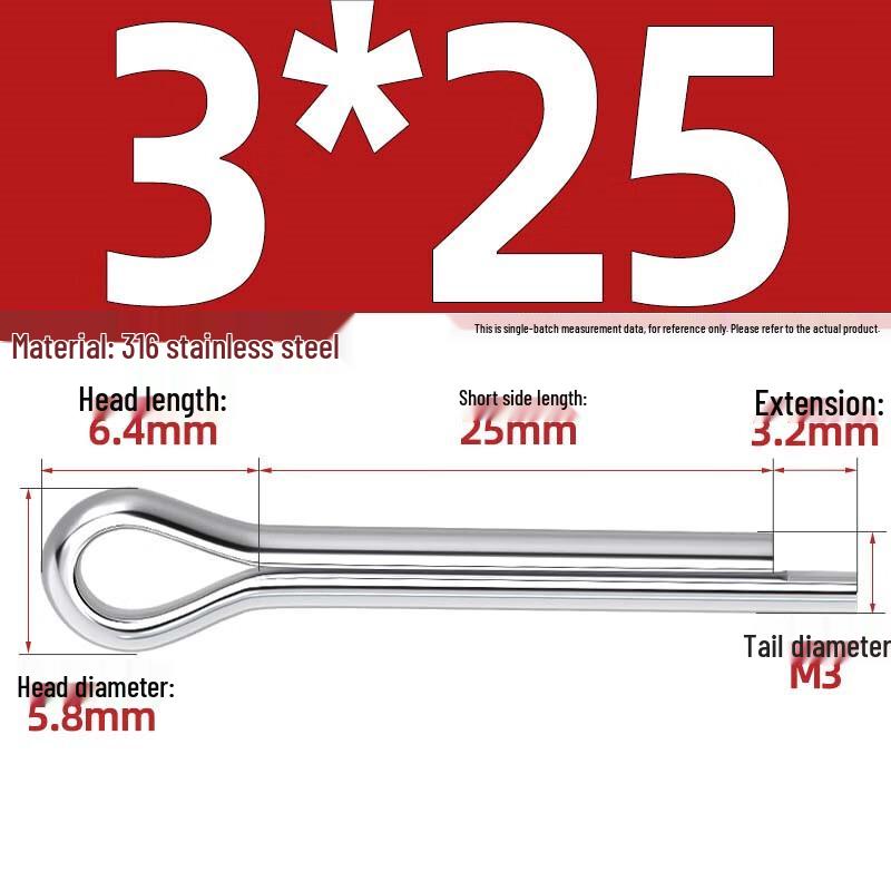 316 Stainless Steel Split Cotter Pins