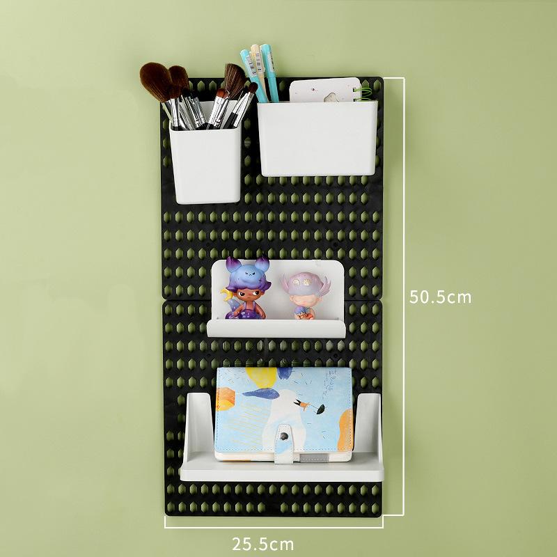 Hole-free Household Hole Board Wall Dormitory Kitchen Bathroom Wall Shelves Shelves Wall Mounted Storage Racks Partitions