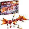LEGO Ninjago Fire Dragon Attack Set 71753 Toy for Boys Age 8 and Up with Ninja Figures and Accessories