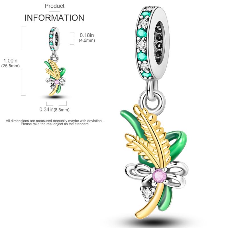 New Copper Charms Beads Sunflower Flower Daisy Original Charm Pendant Fit Charm Bracelets Diy Jewelry Birthday Gift