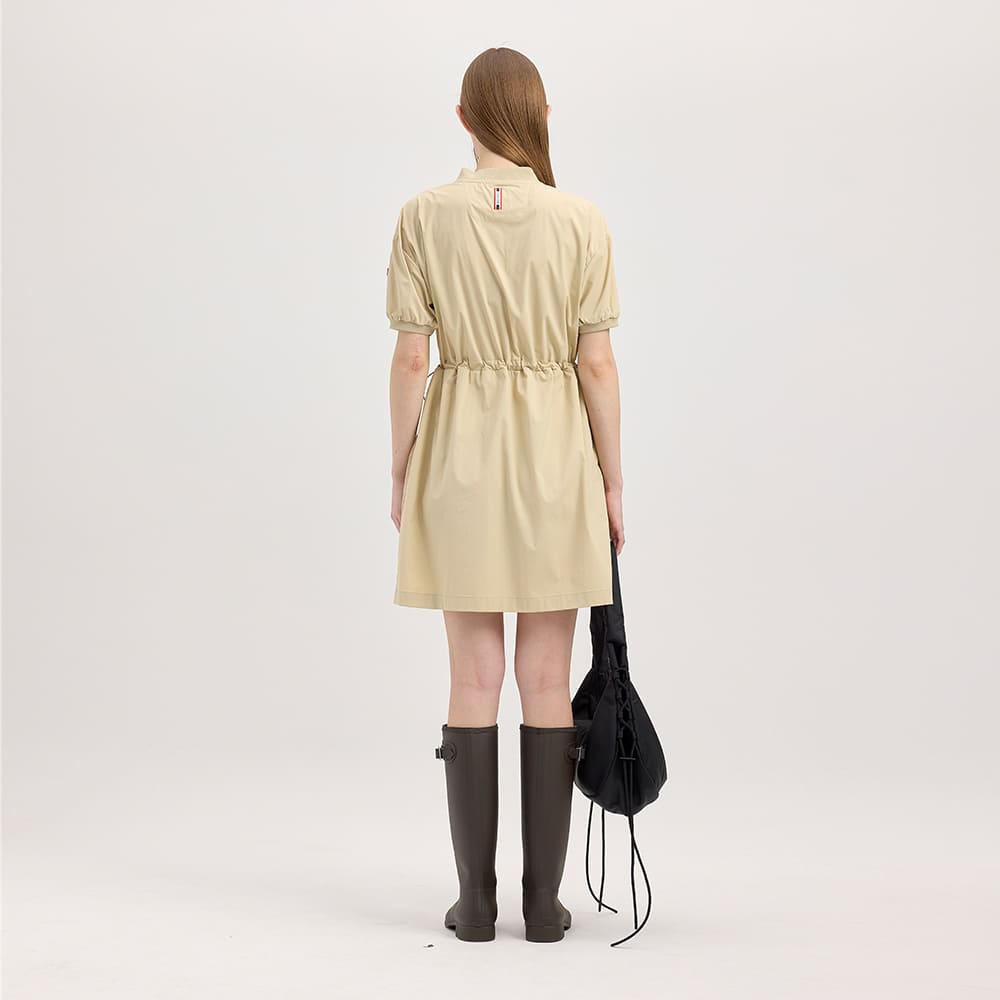 Heonteo [Women] Lightweight Woven Dress - Smooth Pebble Hcw0001Aezsmp