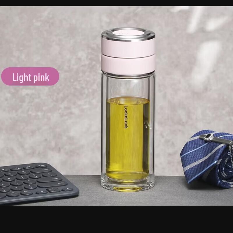 

LOCK&LOCK Tea Infuser Double-Wall Glass Bottle