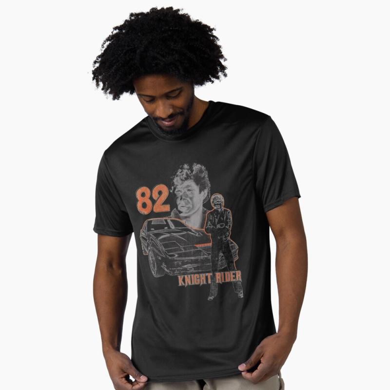 Hoff 0421 Knight Rider 80er Retro Auto Geschenk t-shirt 100% Baumwolle bedrucktes T-Shirt Kurzarm Grafik Kleidung Alle Größen Oberteile S6XL