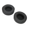 2PCS Black Noise Isolation Ear Cushions Leather Ear Covers Replacement Ear Pads  Audio Accessories