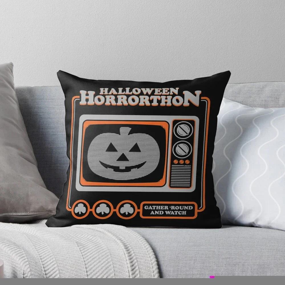 Decorative Home Pillow Case Cushion Covers Black X Modern Living Room Sofa Bed Halloween Fear