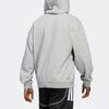 Adidas Sweatshirts Men's Gray Hooded Moderate Regular HF0237