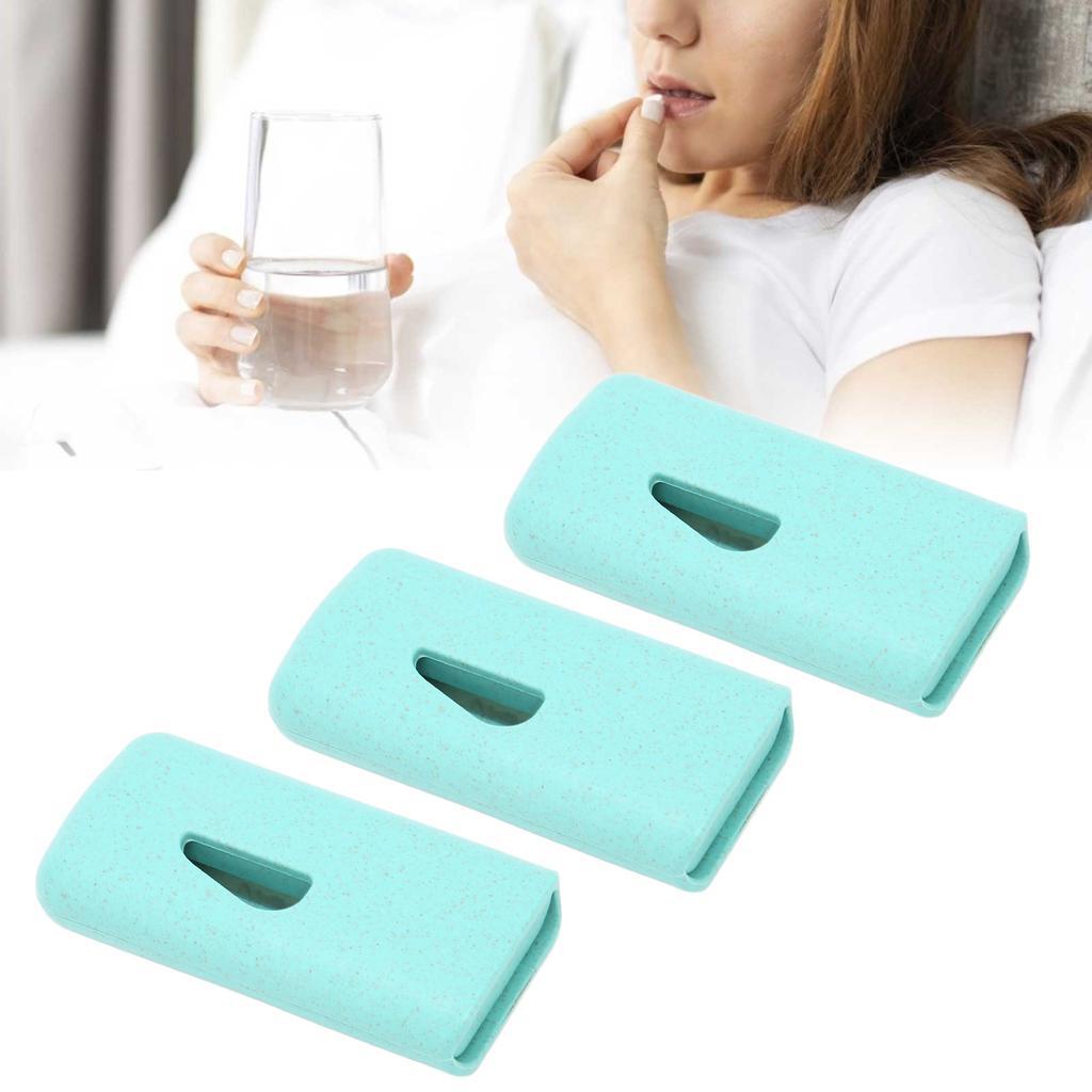 3pcs Portable Medicine Cutter Plastic Medicine Separation Tool for Children Elderly