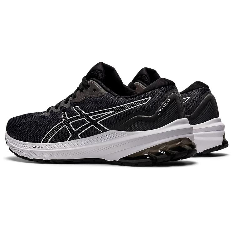 new Asics GT 1000 11 Black White Women's