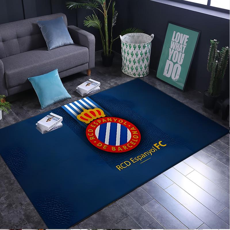 1PC rug Espanyol Stadium Carpet, Chair Rug,Area Rug for Office Bedroom living rooms bedroom, Doormat decor Christmas fan gifts