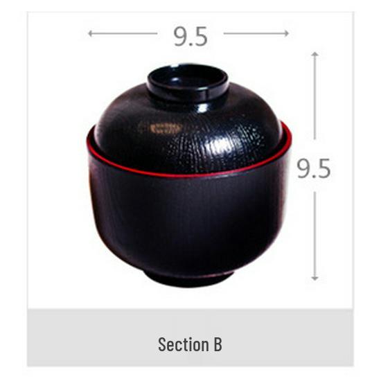 Japanese-Korean Style Soup Bowl with Lid - Versatile for Soup, Rice, or Dipping Sauces