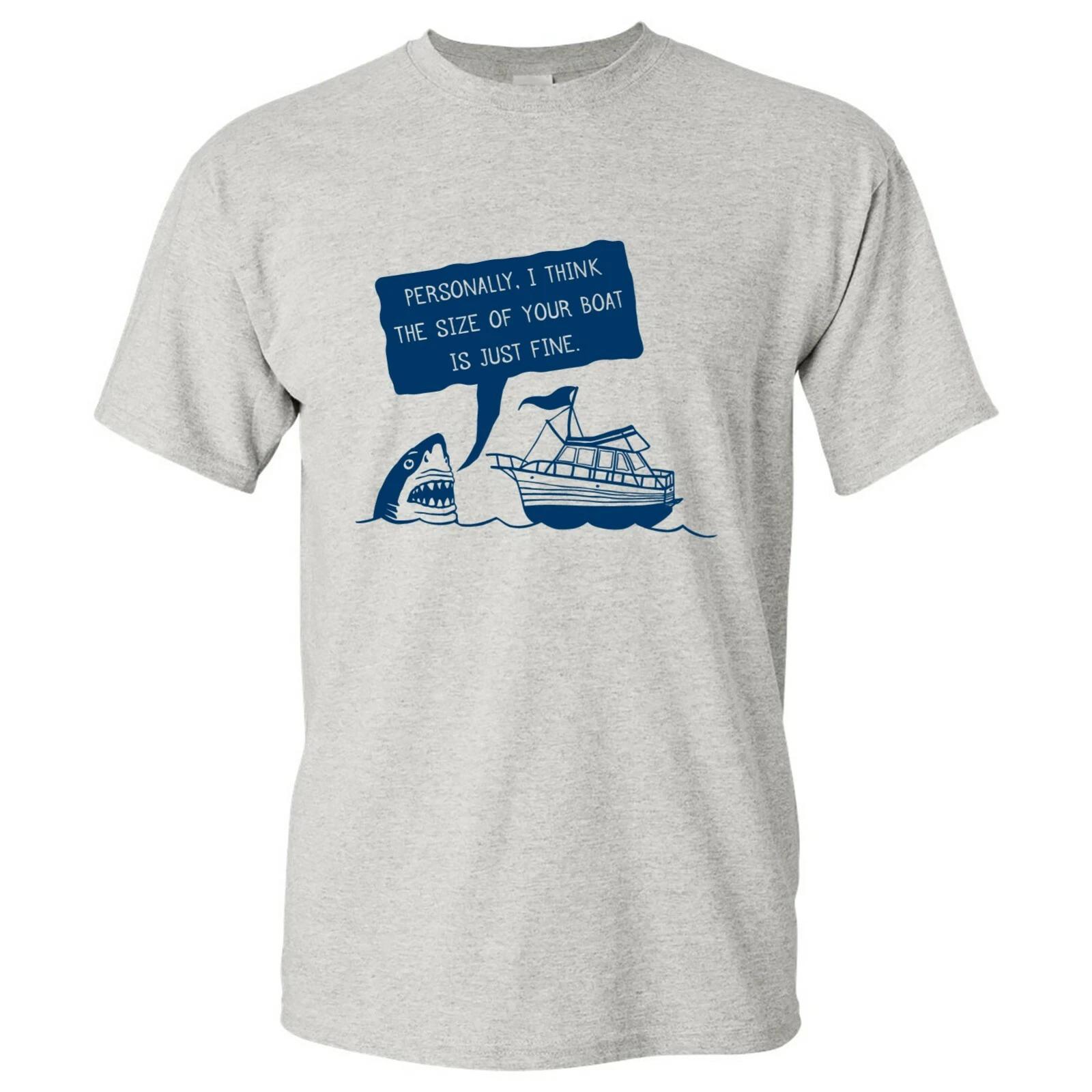 Polite Shark - Amity Island, Movie, Beach, Great White Shark T-Shirt S