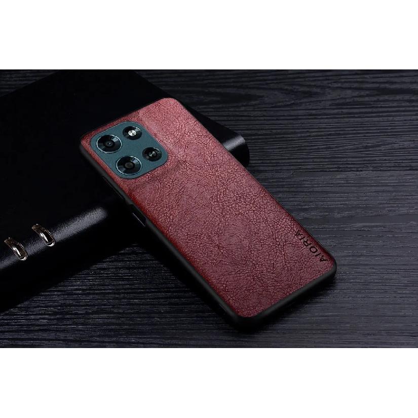 Luxury Leather Case For Moto G Power Stylus Play 2026 2025 2024 4G 5G Business Style Retro Litchi Pattern Back Cover