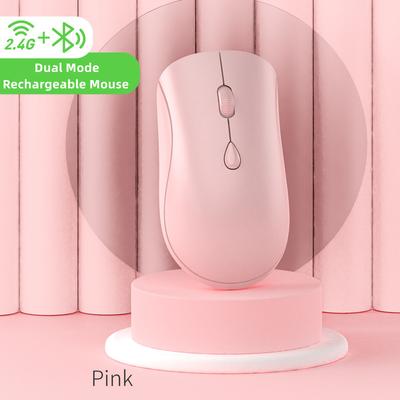 Bezprzewodowa mysz akumulatorowa Bluetooth z cichą myszą USB 2,4 GHz 1600 dpi do tabletu Ipad laptop telefon Pc Macbook mysz do gier