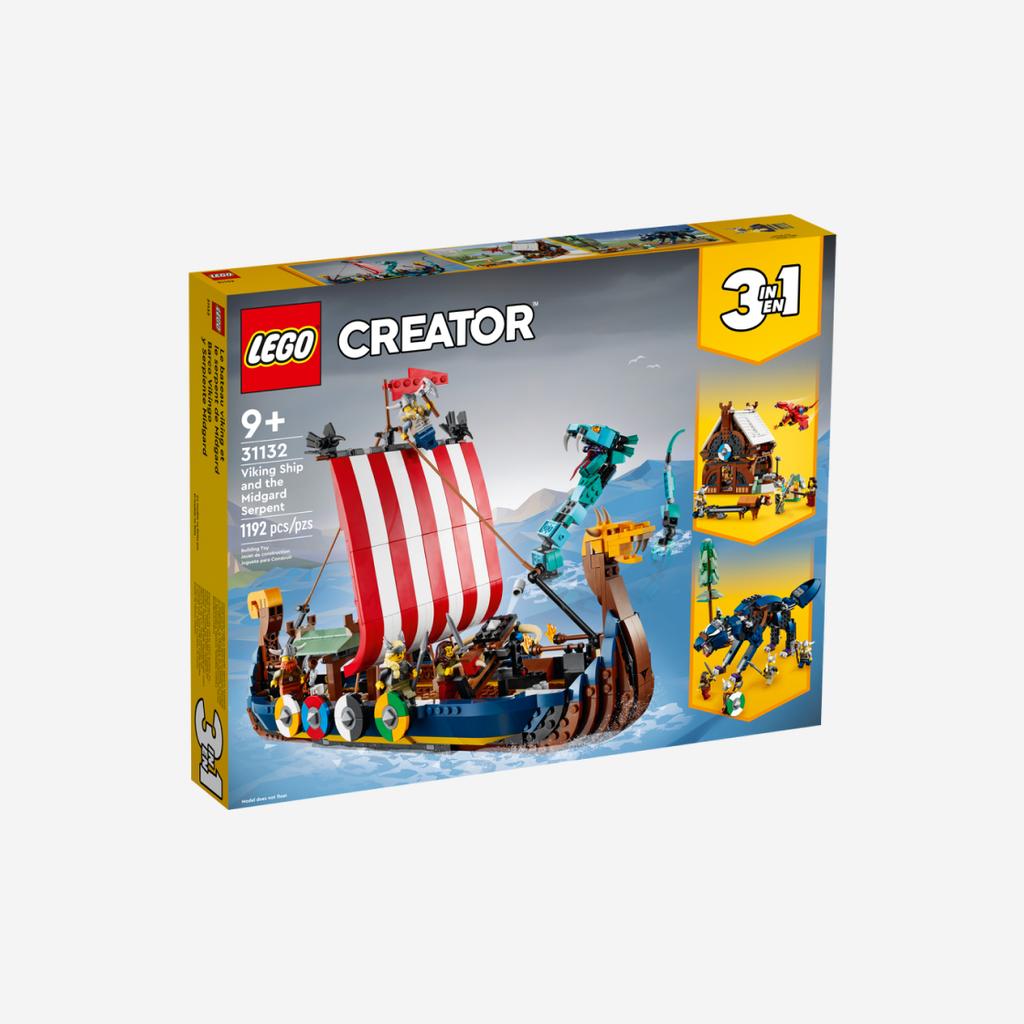 Lego Vikingová loď a had Midgardský