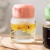 Mini sticla de apa din sticla 300 ml Mini cafea suc de lapte cesti de ceai cu cantar portabil pentru copii de baut reutilizabil