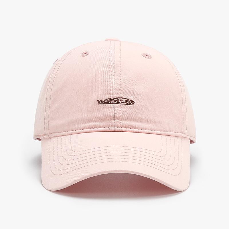 Japanese Trend Spring And Summer Simple Letter Embroidery Baseball Cap Men And Women Versatile Curved Brim Couple Cap