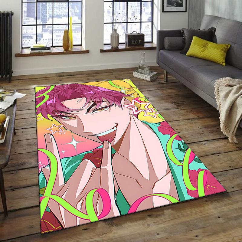 1pc KPop Demon Hunters27 Design Area Rug - Non-Slip, Soft & Cozy Floor Mat for Living Room, Bedroom, Office - Indoor/Outdoor Decorative Carpet