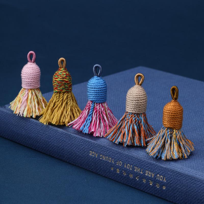 20pcs Bohemian Style Multicolor Thread Tassel Pendants - DIY Jewelry, Hair Accessories, Bag Charms, Phone Case Decorations