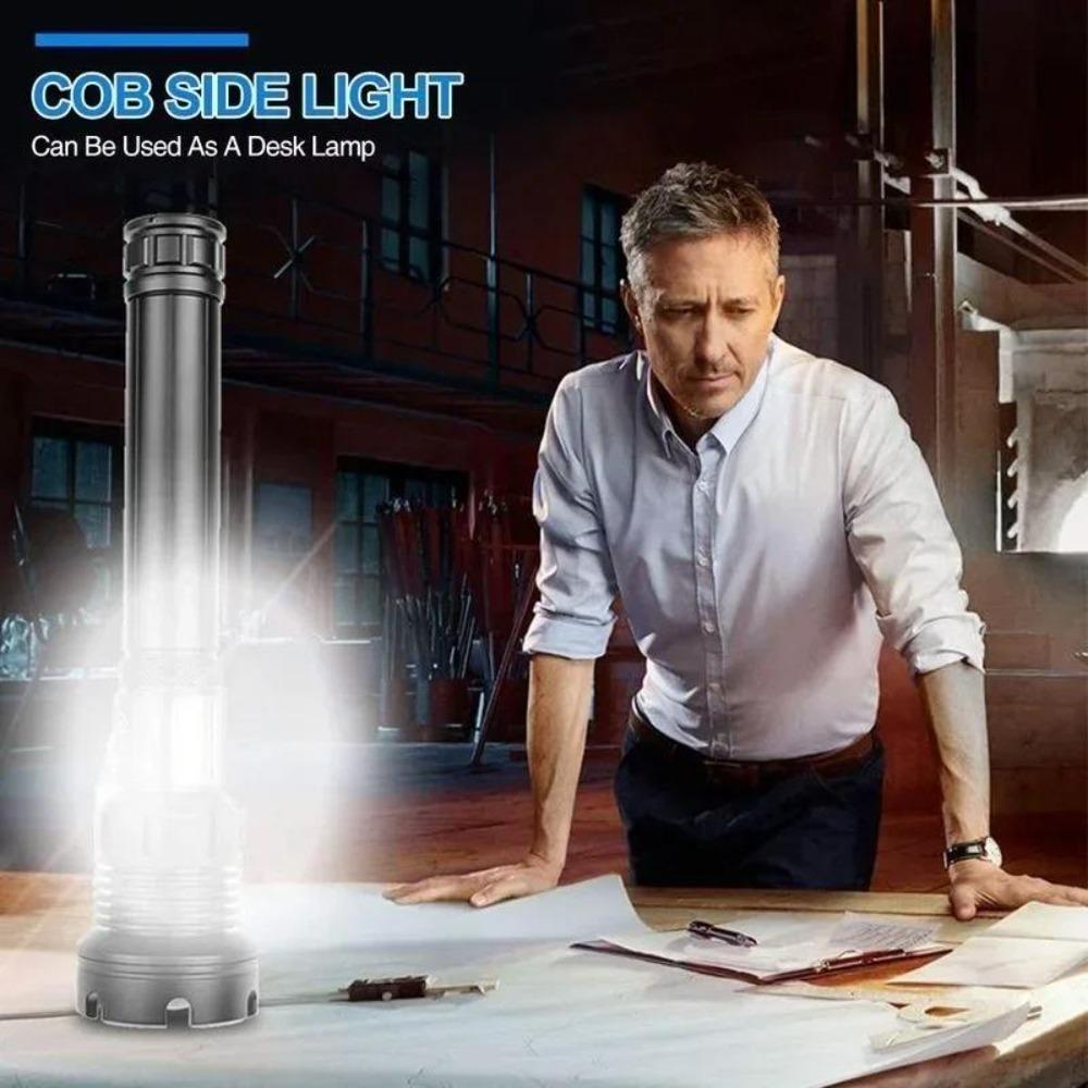 LED XHP160 Most Powerful Flashlight 8-core USB Rechargeable Torch Zoomable 26650 Battery Defensive Hand Lamp for Camping Hunting