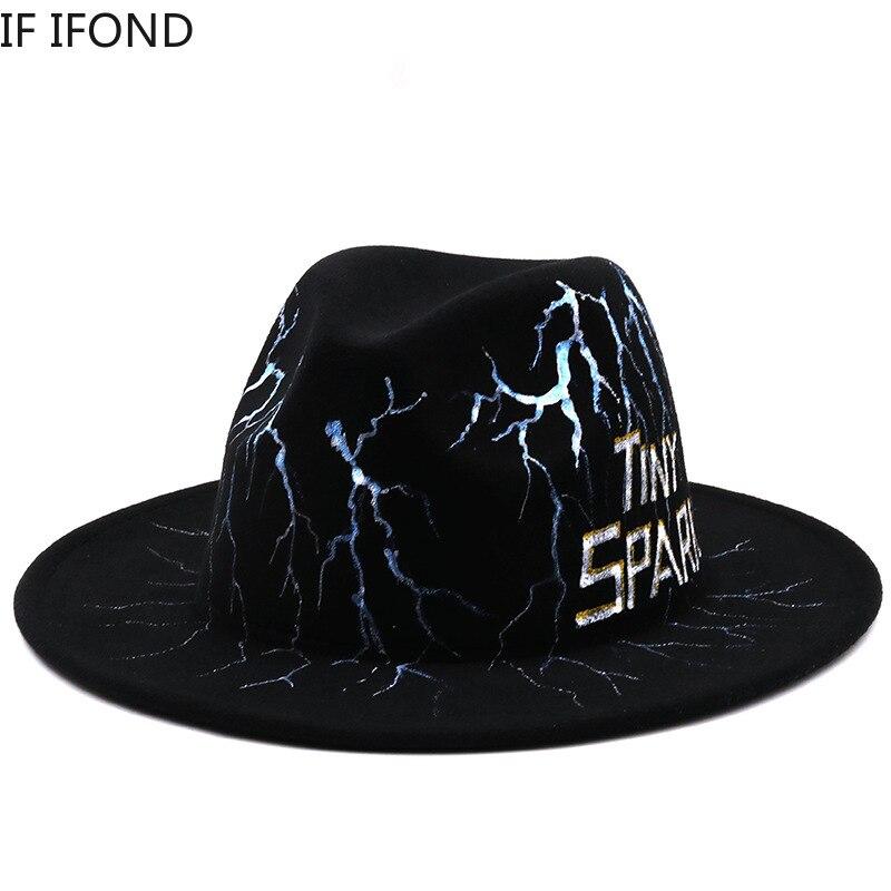 Vintage Cool Felt Jazz Fedora Hats New 