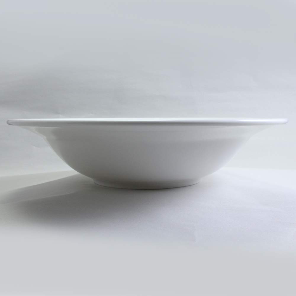 NARUMI PATIA Bowl, 27cm, White, Simple Rim, Pasta, Microwave and Dishwasher Safe, 40610-5341