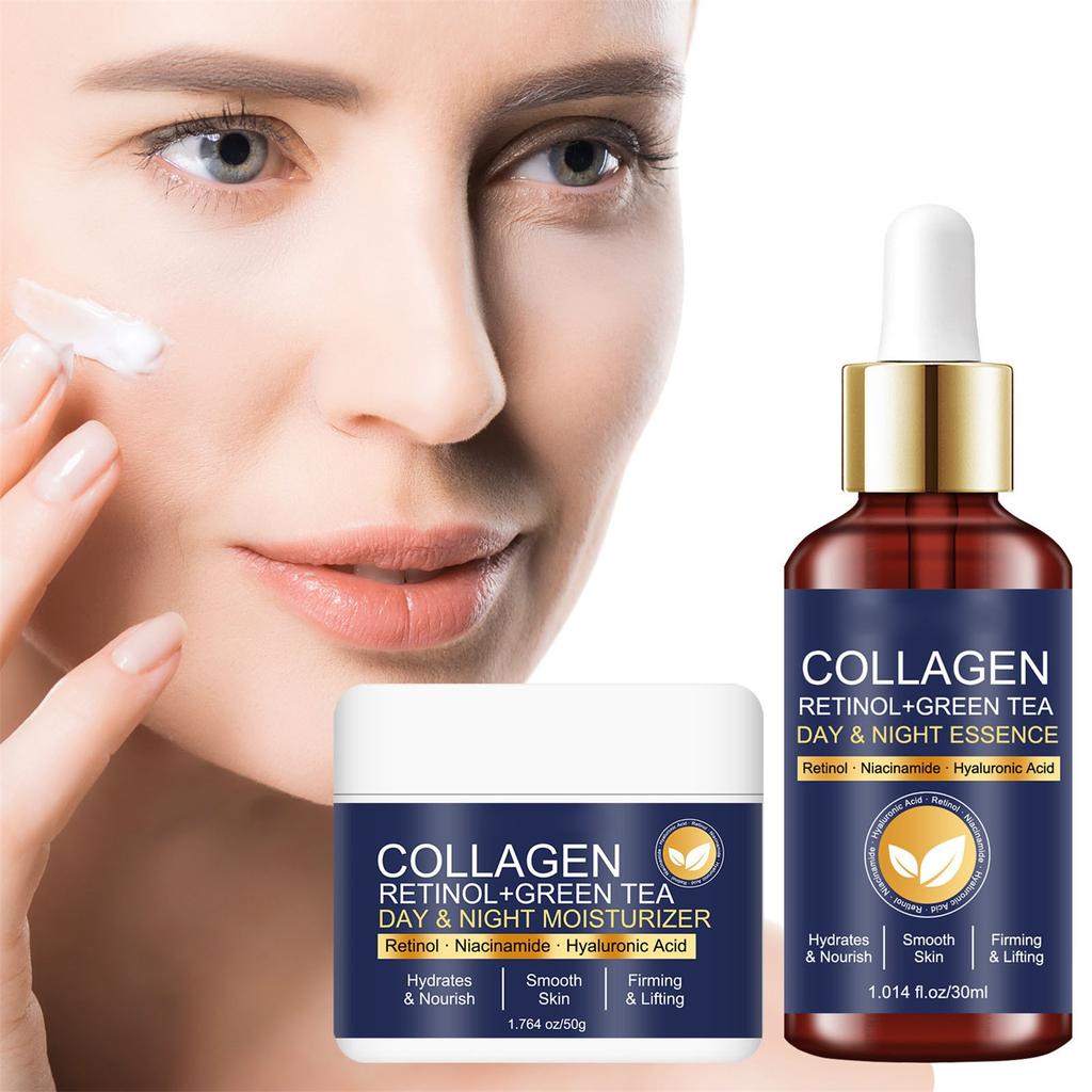 Sérum 30ml + Crème Hydratante 50g Hydratant, Liftant, Raffermissant Et Lissant La Peau