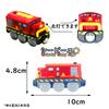 Thomas & Co. Compatible Wooden Train Tracks, Electric Locomotive, Station Set, Wooden Toy Train Set with Train Cars, Assembly Required, Scenery,
