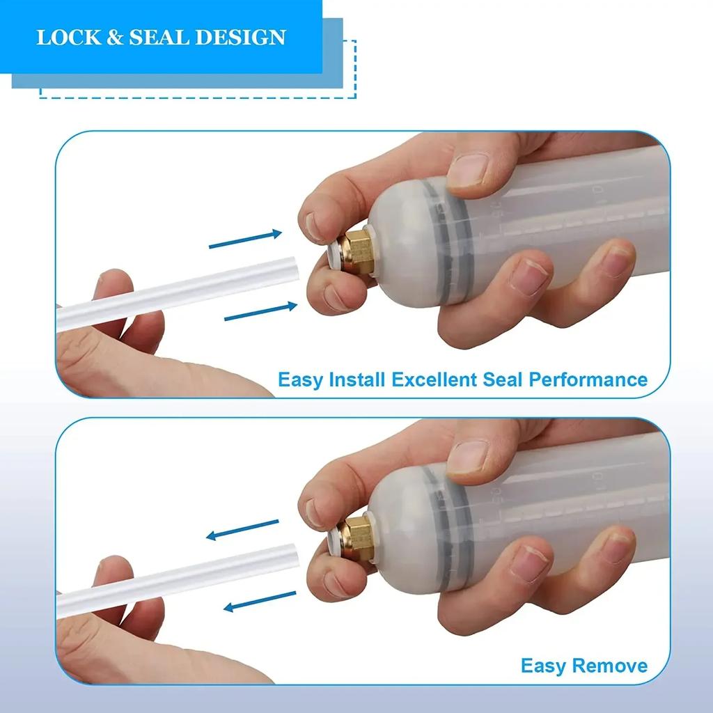 200CC Autoöl-Flüssigkeitsabsauger Tragbare Nadelröhre Automobil Kraftstoff Bremsflüssigkeitsabsaugung Umfüllen Füllspritze Autoölpumpe