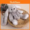 Cute Sitting Rabbit Plush Toy With Bow Tie For Kids And Girls Gift