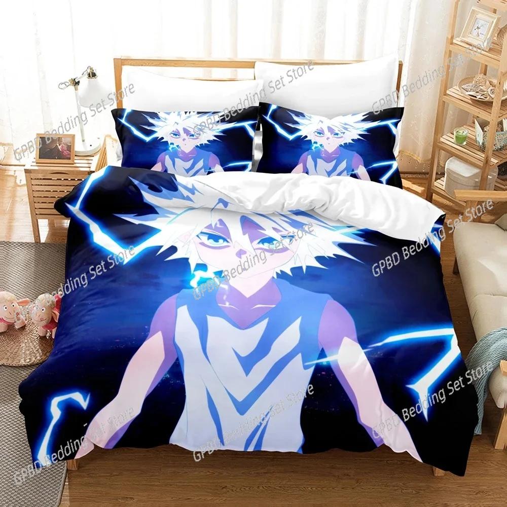 Comforter New 3D Print Anime Hunter X Hunter Bedding Set Bedroom Soft Modern S Comefortable