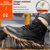 New High Cylinder Protective Shoes with Anti Slip and Wear-resistant European Standard Steel Toe Anti Smashing and Anti Piercing