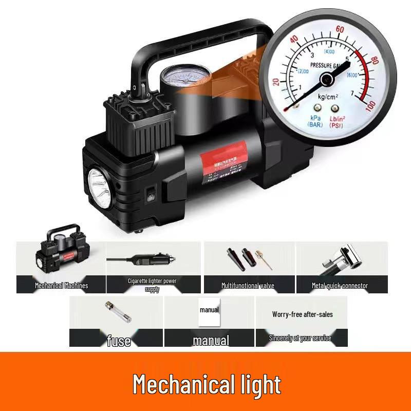 Portable 12V Single Cylinder Electric Car Tire Air Pump