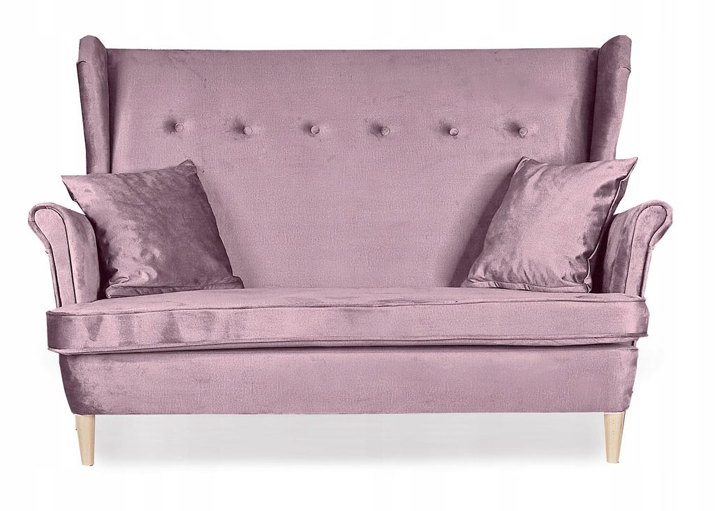 Zestaw wypoczynkowy mebli uszak Ari sofa fotele pufy Family Meble komplet