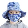 Fashion Sunscreen Tea Picking Cap Shawl Anti-UV Agricultural Work Hat Protect Neck Wide Brim Dust Mask Hat Outdoor